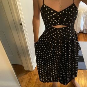 Polka dot sundress as small